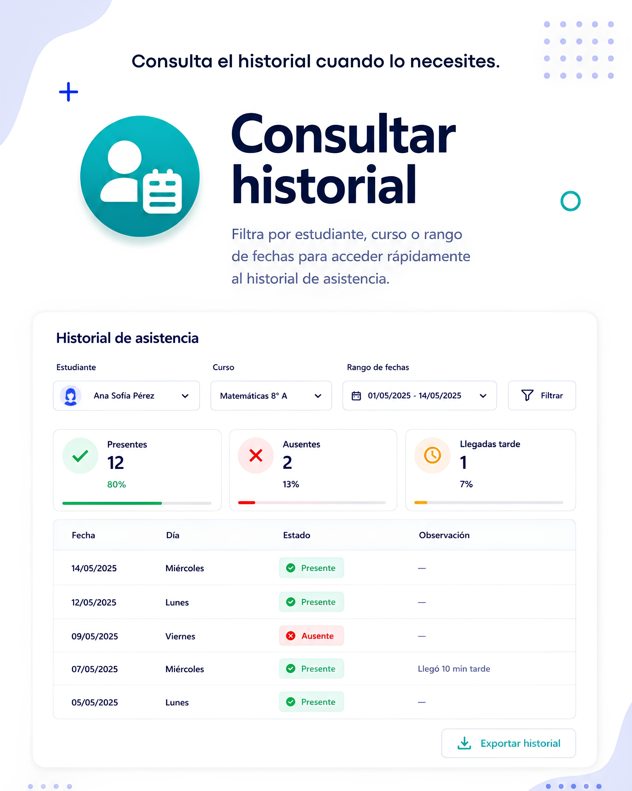 Módulo de Consultar Historial en BrightMind